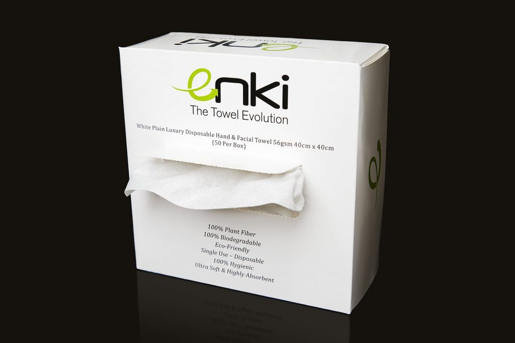 Enki Towels Luxury Disposable Hand and Facial Towels Hairdressing Salon